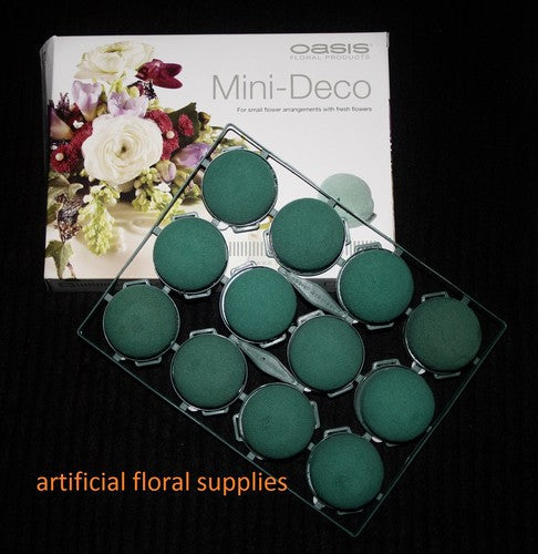 12 Mini Deco Oasis Floral Foam 11-03230