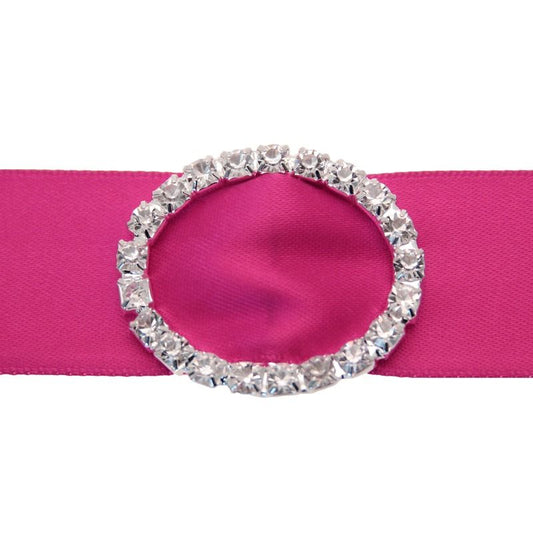 4 Oval Diamante Buckles - Vertical Bar